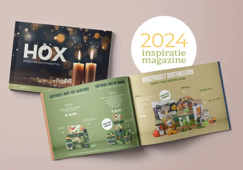 A4 Brochure Kerstpakketten 2024 Hox Small
