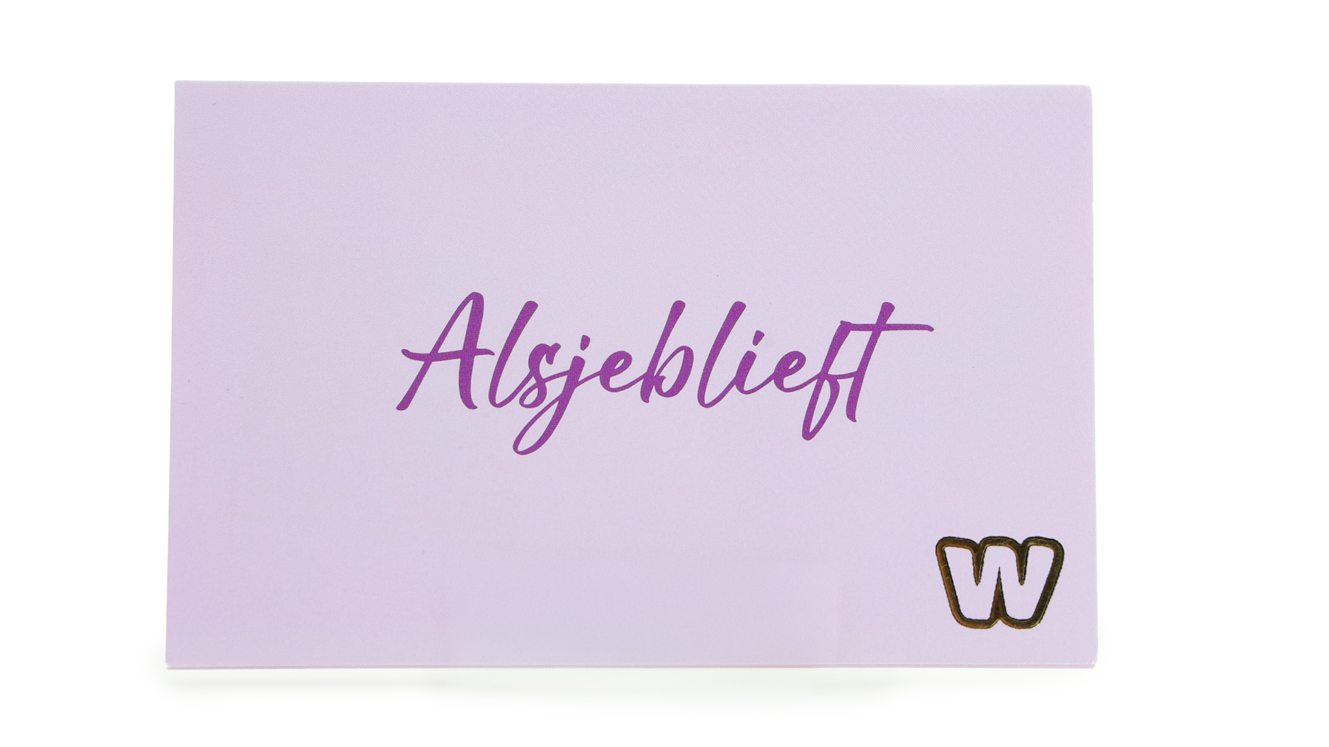 Cadeaukaart Alsjeblieft