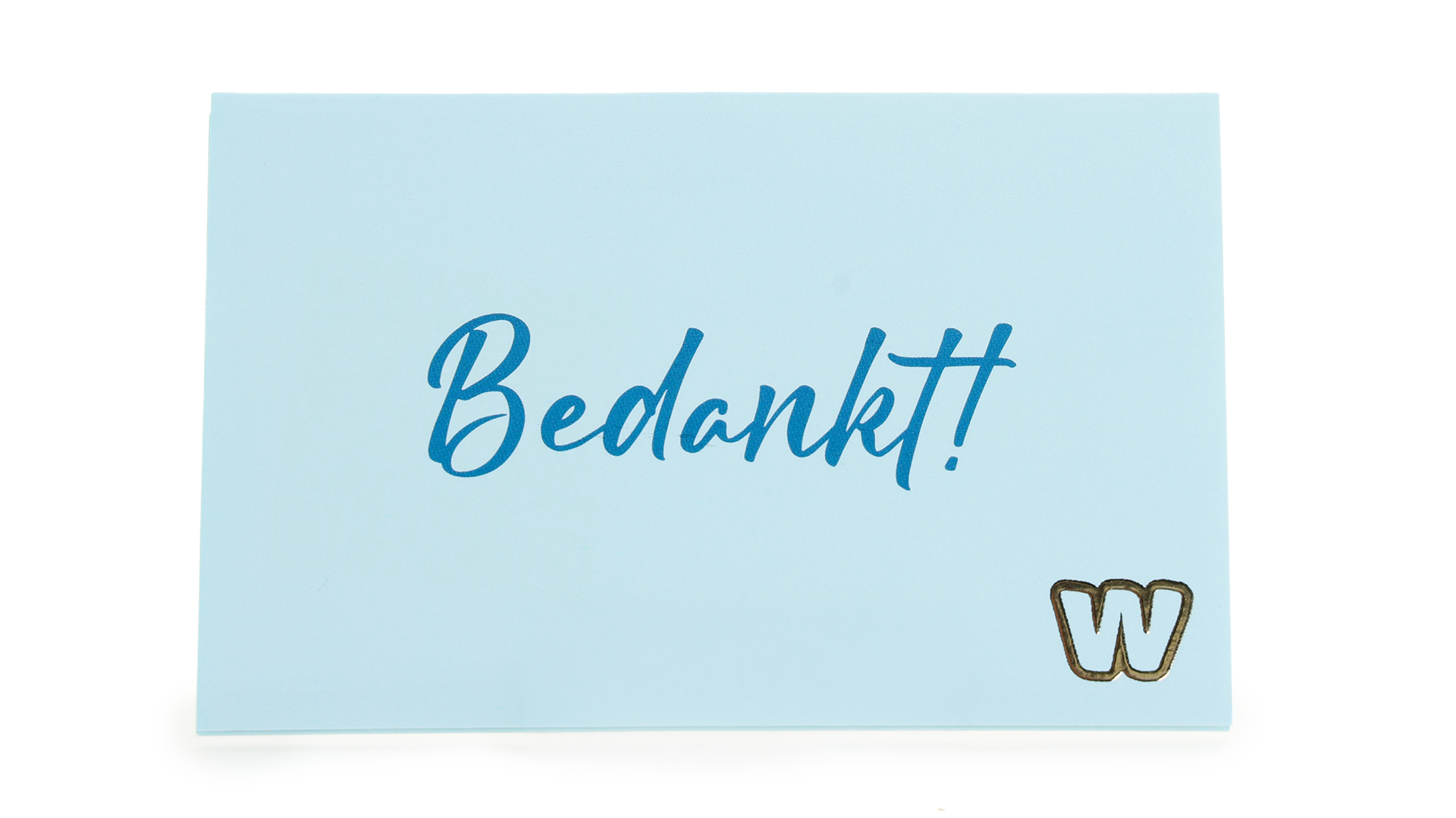 Cadeaukaart Bedankt