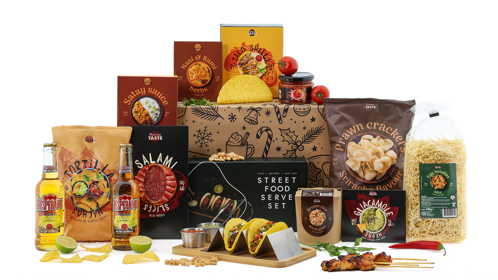 Kerstpakket Streetfood Smaken