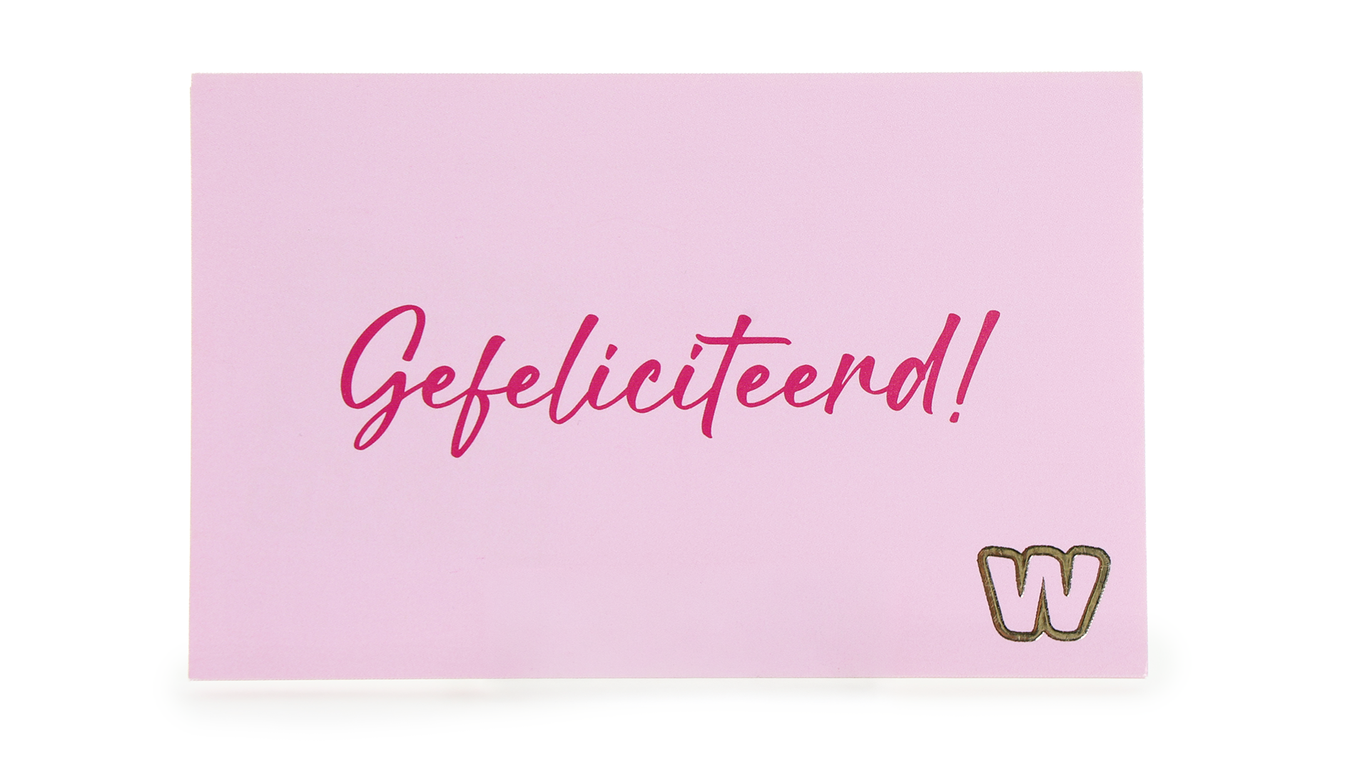 Gefeliciteerd Roze