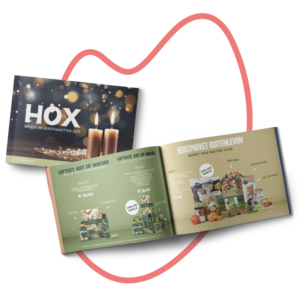 Iconen Banner Brochure Kerstpakket Hox 2
