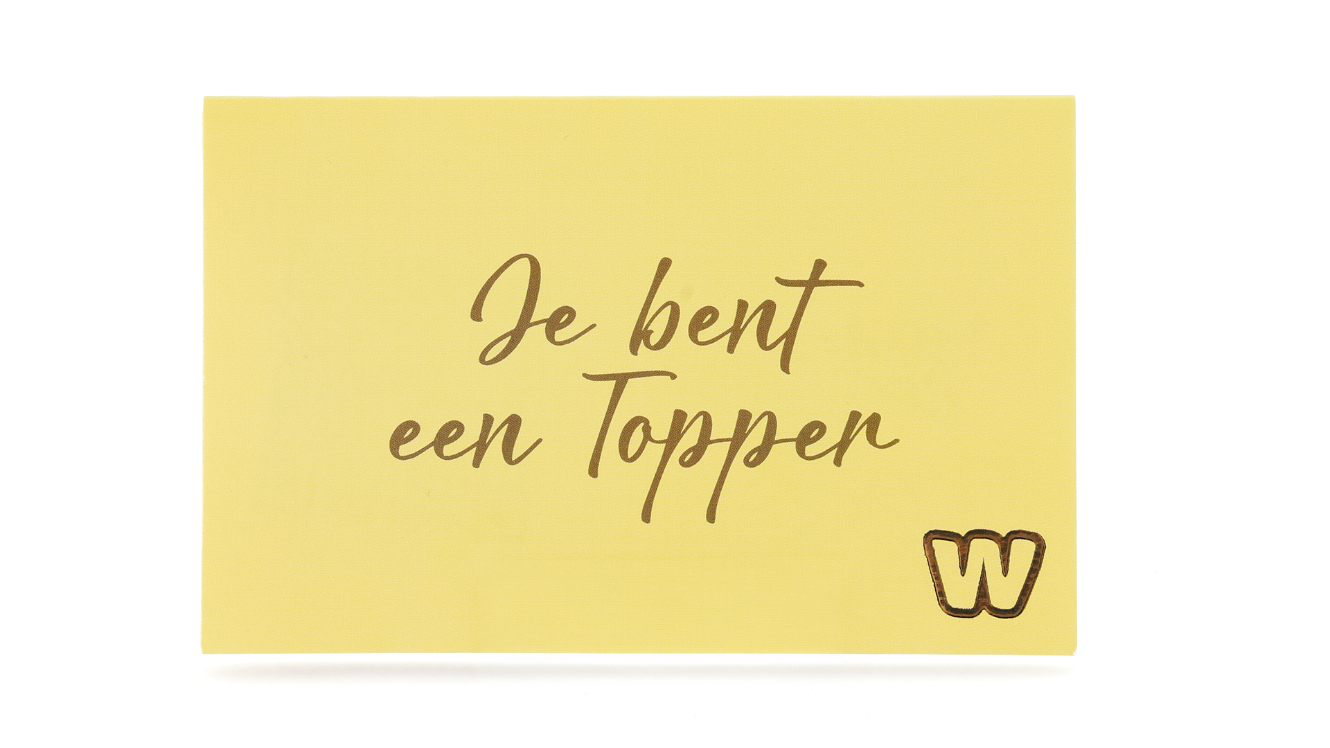 Cadeaukaart Je Bent Een Topper